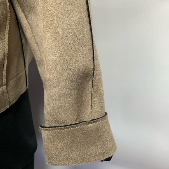 ZARA BASIC Suede Effect Jacket Size S - 36 - Picture 8 of 8